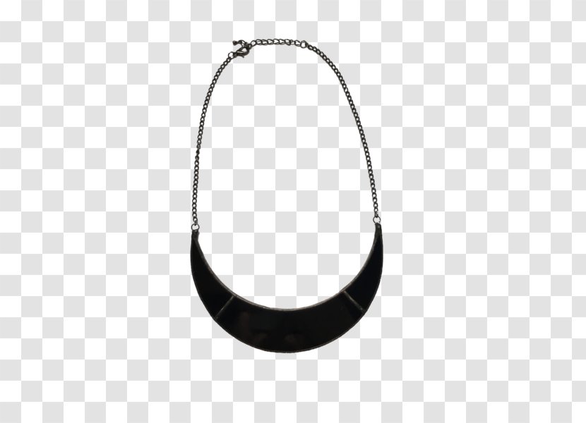 Necklace RABA MARFA Ceramic Bracelet Silver - Cresent Moon Transparent PNG