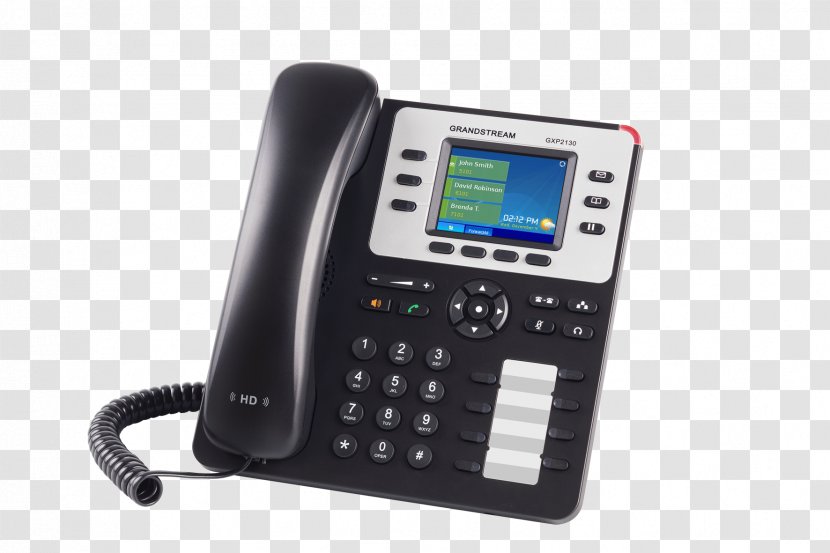 Grandstream Networks VoIP Phone Telephone Call Voice Over IP Transparent PNG