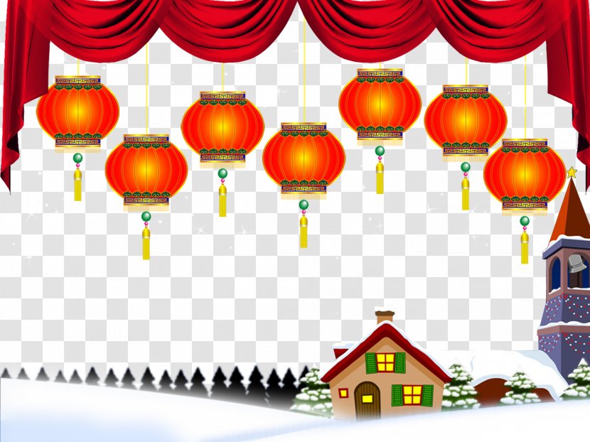 Snow Poster Winter - Material - Template Transparent PNG