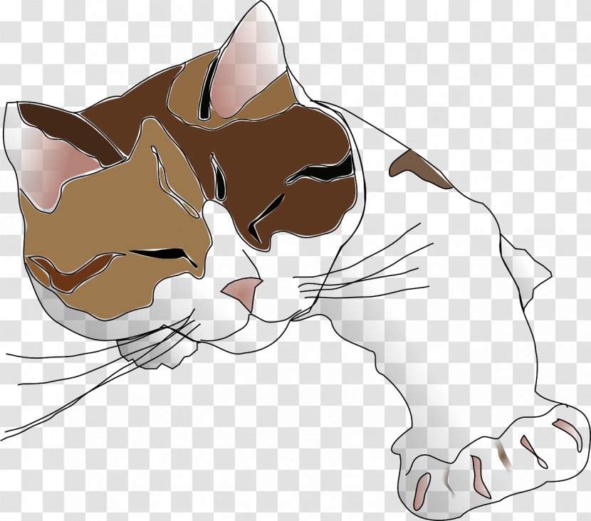 Persian Cat Siamese Kitten Tiger Clip Art - Lazy Transparent PNG