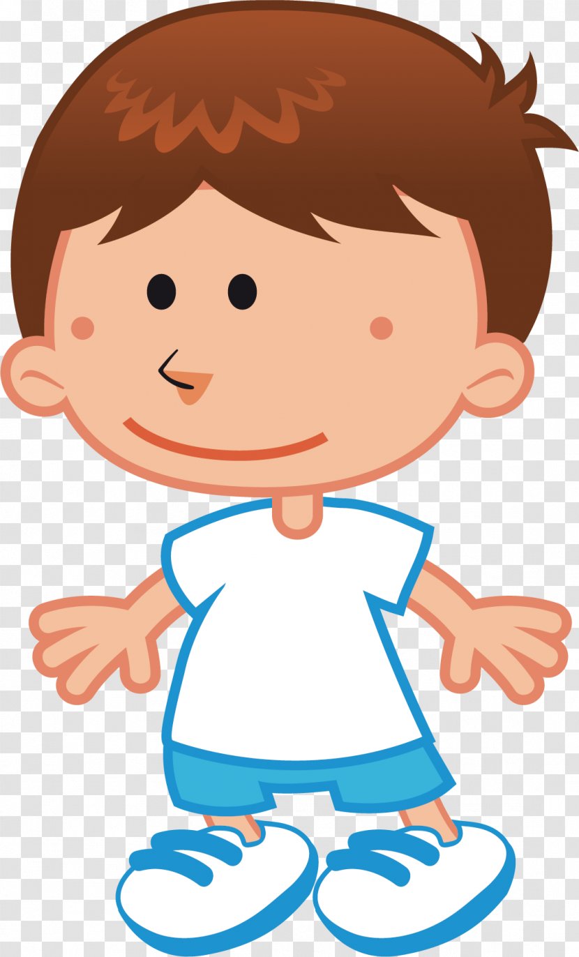 Cartoon Boy - Heart - Kids Walk Transparent PNG