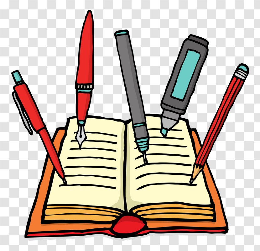 Writing Implement Clip Art - Book - Critique Transparent PNG