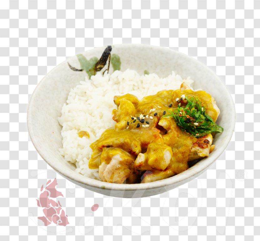 Yellow Curry Japanese Rice And Take-out Asian Cuisine - Dish Transparent PNG