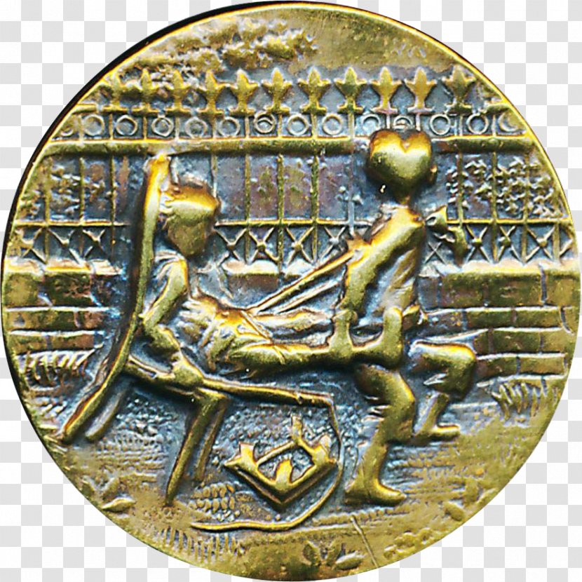 Brass Medal Bronze 01504 Gold Transparent PNG