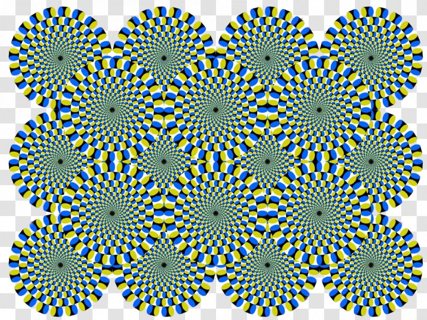 Optical Illusion Optics Visual Perception Spinning Dancer - Doily - Eye 3d Image Transparent PNG