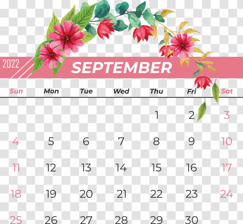 Flower Calendar Font Meter Plant Transparent PNG