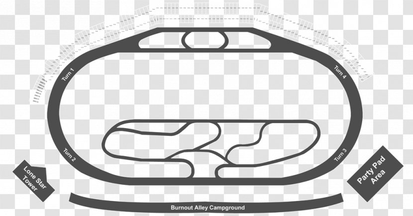 Texas Motor Speedway World Map Online Book - Monochrome Transparent PNG