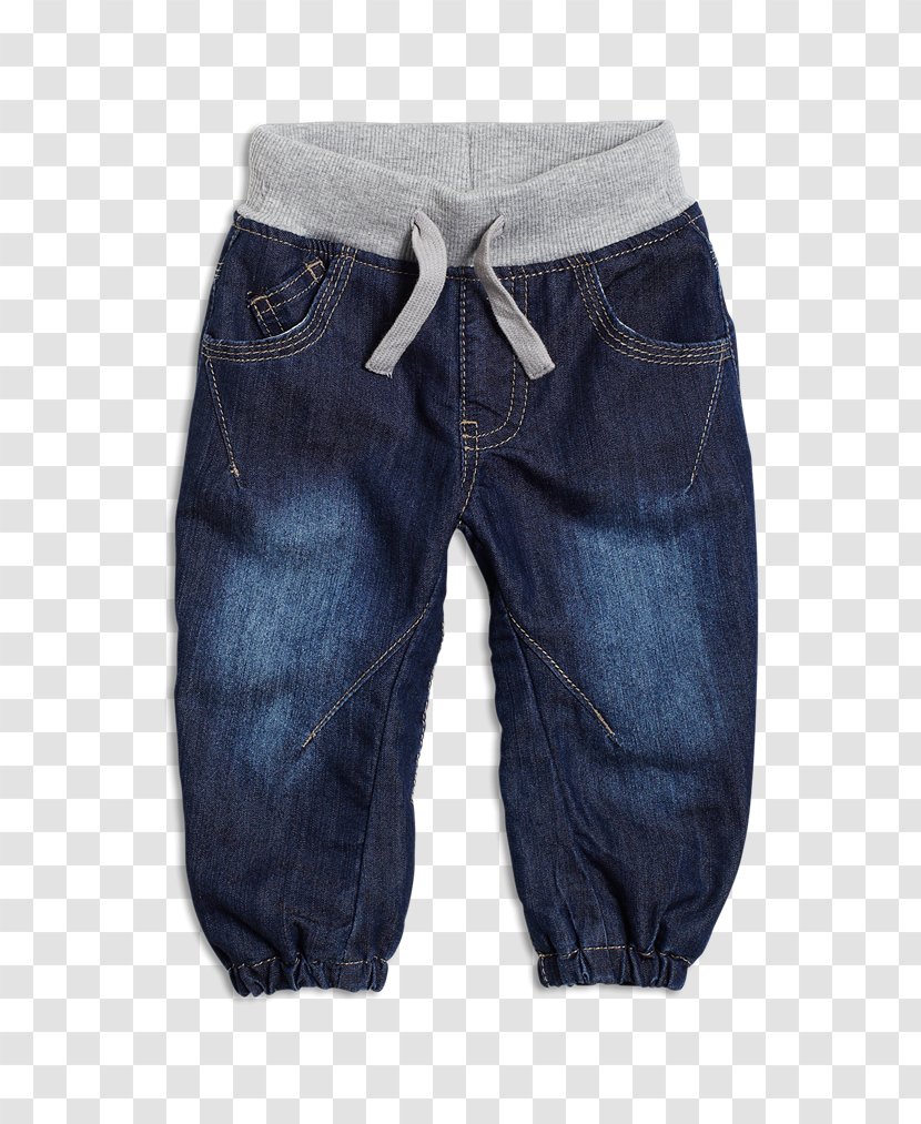 Jeans Denim Bermuda Shorts - Pocket - Folded Transparent PNG