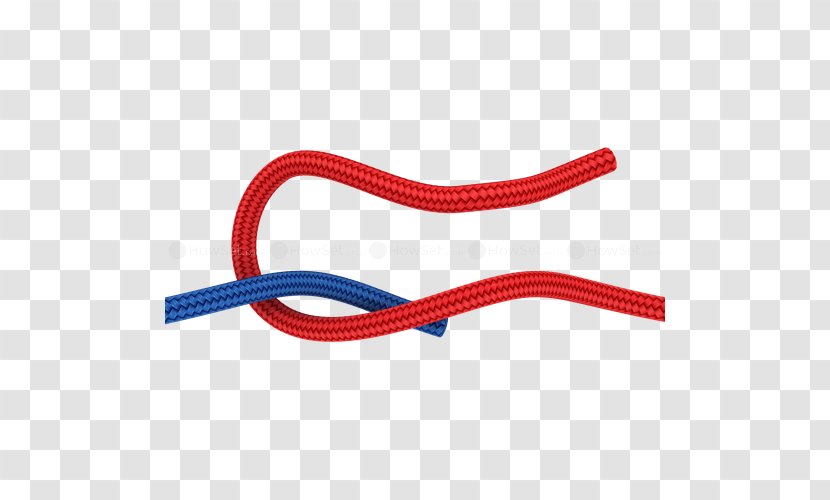 Shoelace Knot Butterfly Loop Rope Red Transparent PNG
