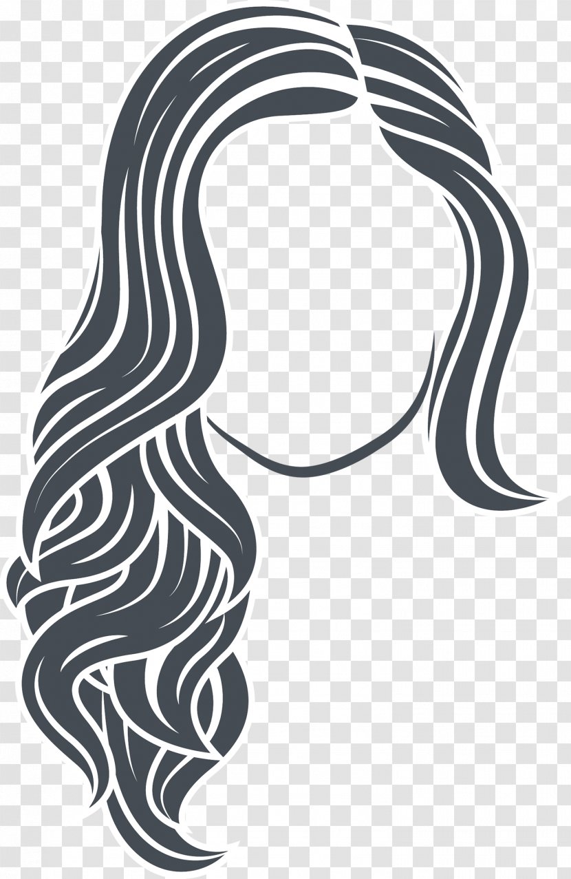 Hairdresser Euclidean Vector Long Hair - Argan - Modern Simple Transparent PNG