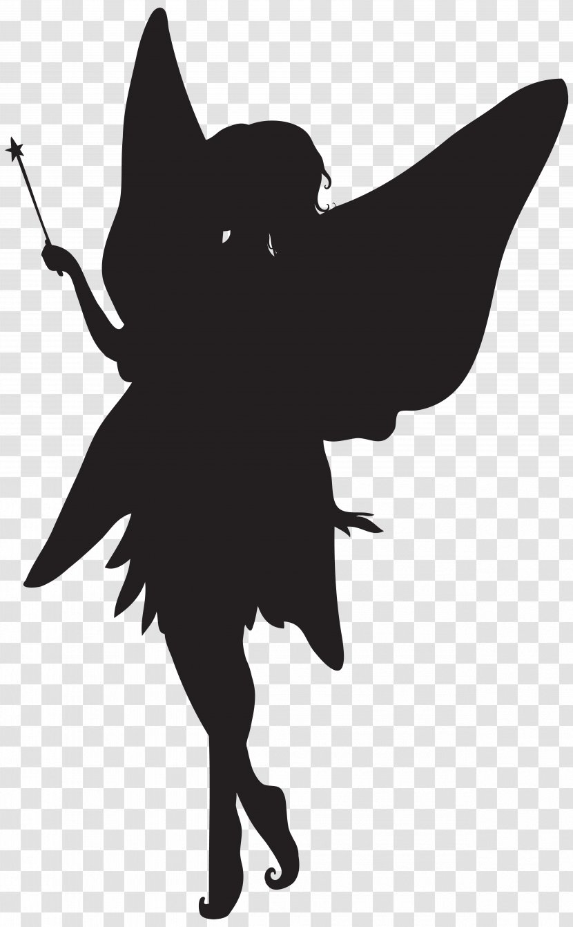 Silhouette Graphics Clip Art - Wing - Forest Fairy Transparent PNG