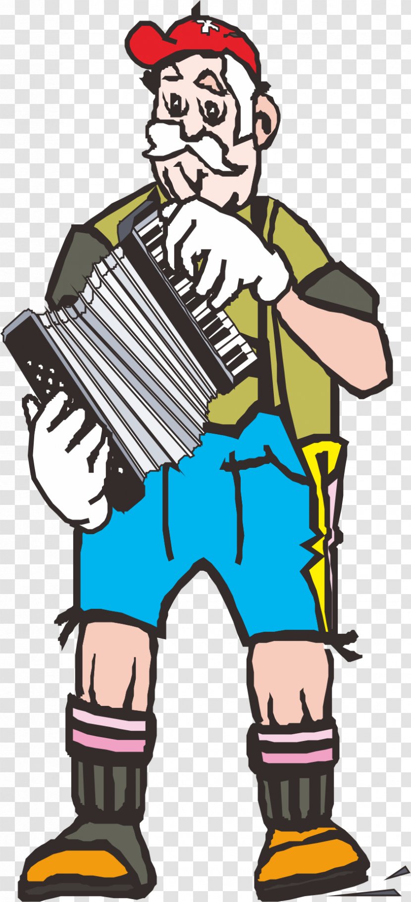 Accordion Clip Art - Heart - The Old Man Who Plays Transparent PNG