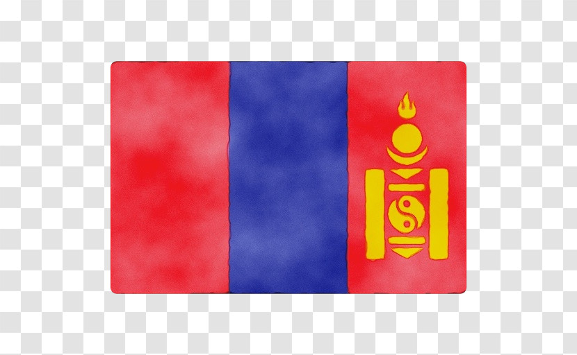 Mongolia Flag Rectangle Flag Of Mongolia Transparent PNG