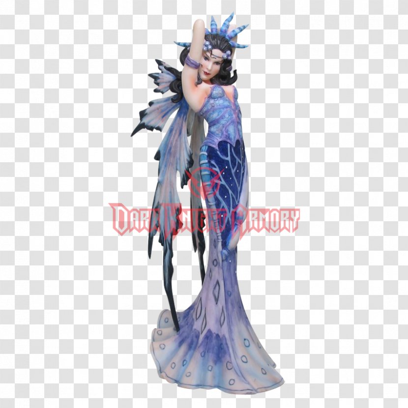 The Fairy With Turquoise Hair Statue Goblin - Costume Design Transparent PNG