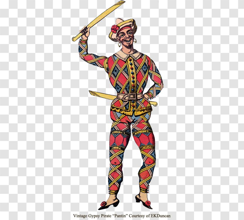 Clown Craft Technology Costume Design - Pirate Paper Transparent PNG