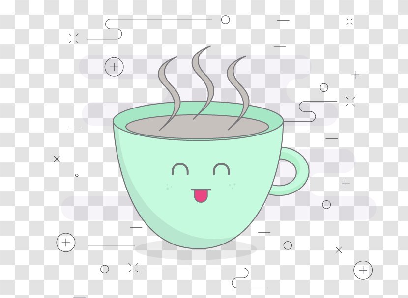 Coffee Cup Nose - Silhouette Transparent PNG