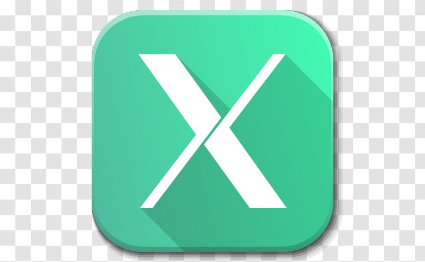 Blue Triangle Brand Aqua - Apps Xorg Transparent PNG