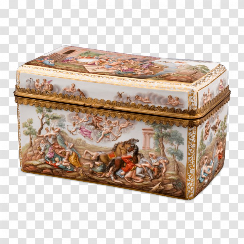 Meissen Porcelain Ceramic Faience - Trunk - Exquisite Hand-painted Painting Transparent PNG