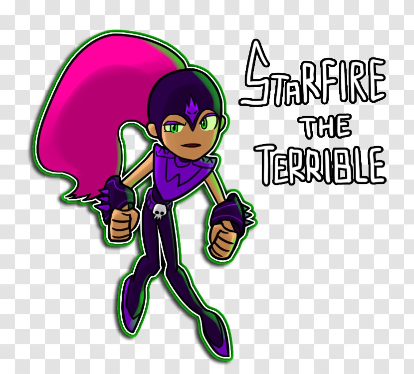 Starfire The Terrible Raven Fan Art - Frame Transparent PNG