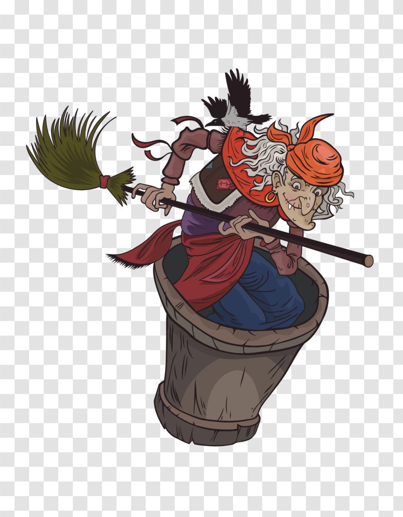 Animated Cartoon Character Fiction - Baba Yaga Transparent PNG