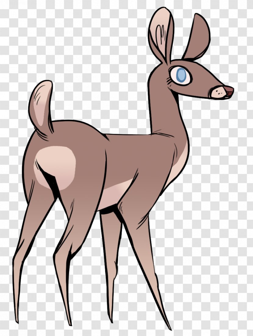 Reindeer Horse Antelope Macropodidae - Fictional Character - A Deer Stumbled By Stone Transparent PNG