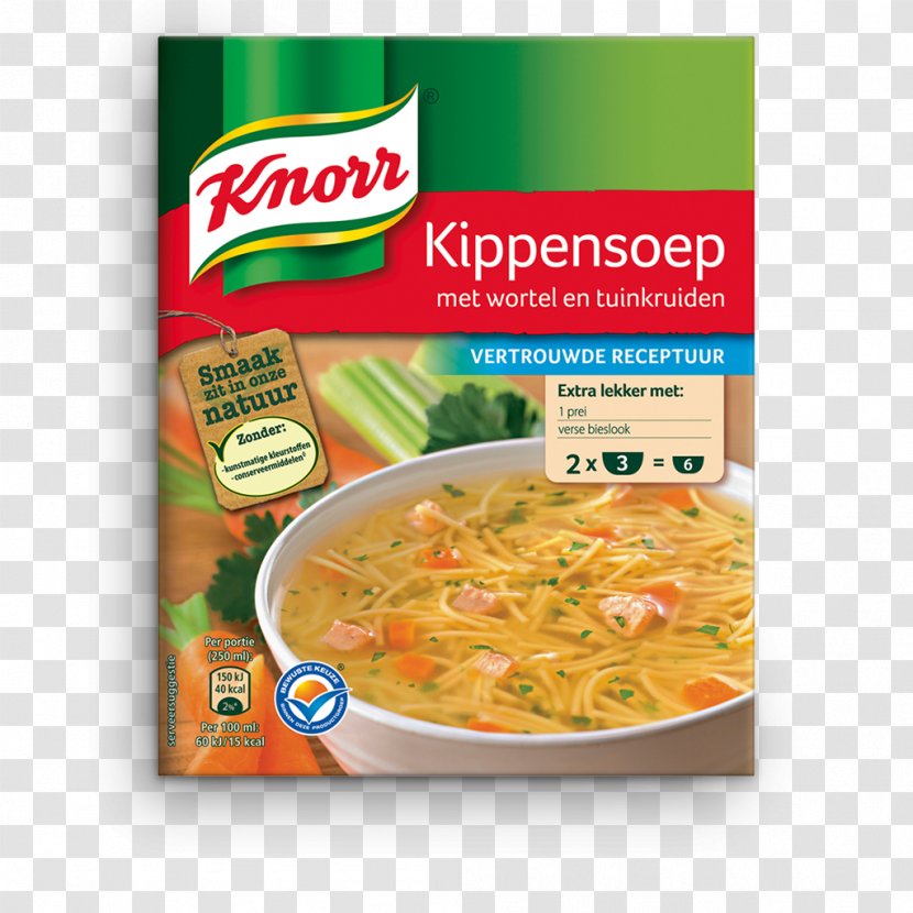Chicken Soup Knorr Broth - Vegetable Transparent PNG