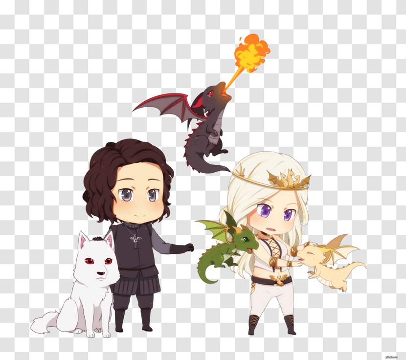 Daenerys Targaryen Jon Snow A Song Of Ice And Fire Rhaegal Clip Art - Game Thrones Transparent PNG