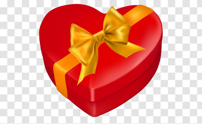 Heart Gift Decorative Box - Valentine S Day Transparent PNG