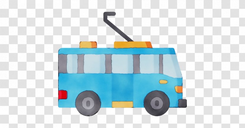 School Bus - Toy Block Transparent PNG