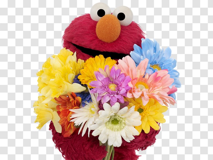 Elmo Floral Design Kermit The Frog Flowers - Bananas Transparent PNG