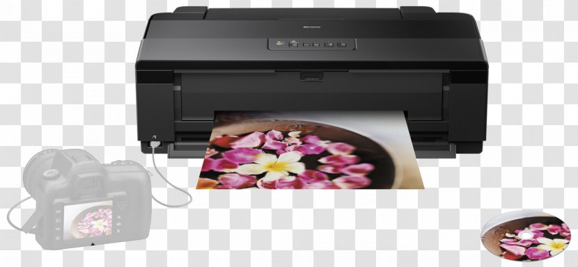 Printer Epson Stylus Photo 1500 Inkjet Printing - Usb Microscope Transparent PNG