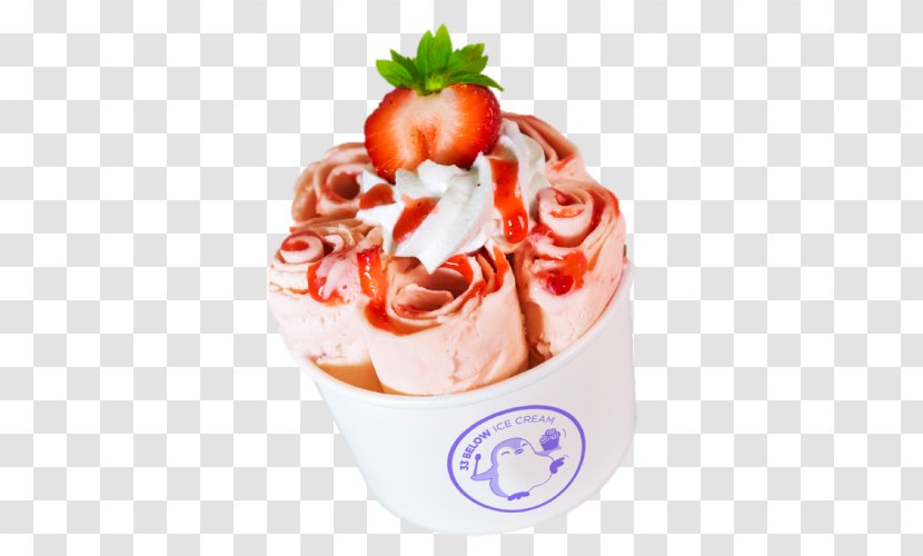 Sundae Frozen Yogurt Ice Cream Parfait Strawberry Transparent PNG