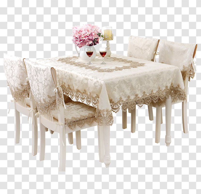 Tablecloth Lace Embroidery Textile - Rectangle - Table Transparent PNG