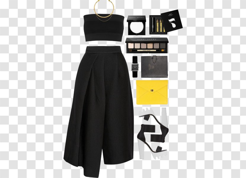 Dress High-heeled Footwear Skirt Swarovski AG Clothing - Color - Black And High Heels Transparent PNG