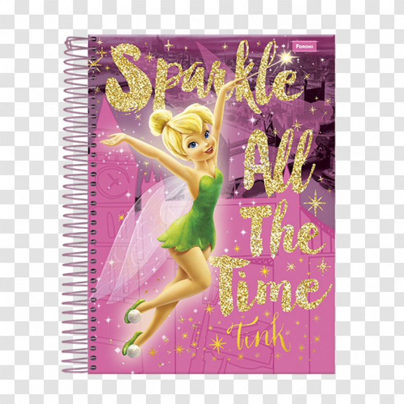 Notebook Hardcover Stationery School Supplies Tinker Bell - Personal Organizer Transparent PNG