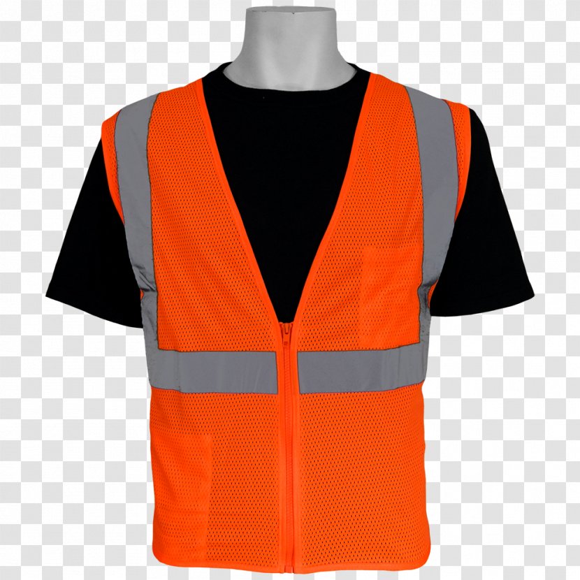 Gilets T-shirt High-visibility Clothing Glove - Chainsaw Safety Transparent PNG