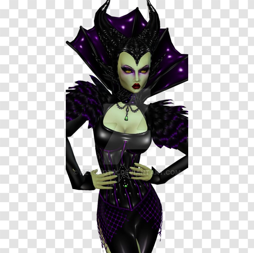 Maleficent DeviantArt Artist Supervillain - Flower - Sleeping Beauty Transparent PNG