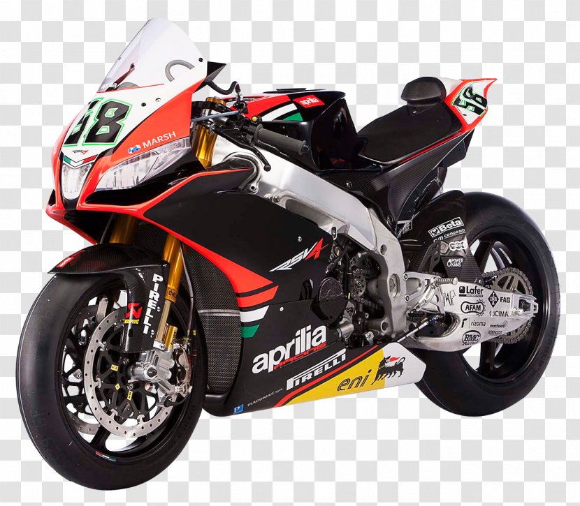 FIM Superbike World Championship Motorcycle Aprilia RSV4 Sport Bike - Motor Vehicle - Factoy APRC Transparent PNG