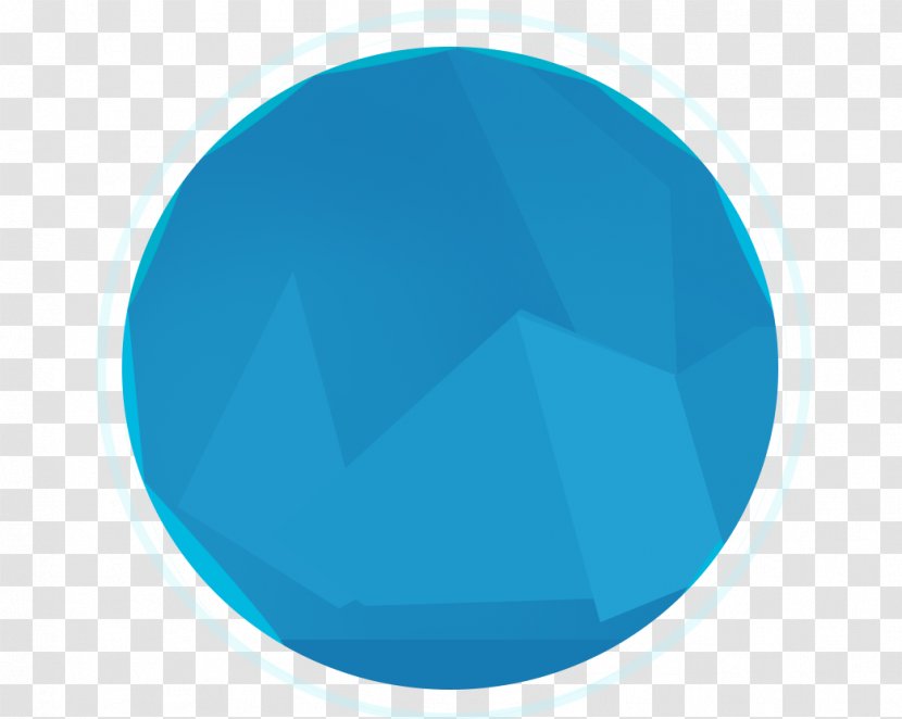 Turquoise Circle Angle - Azure - Geometric Transparent PNG