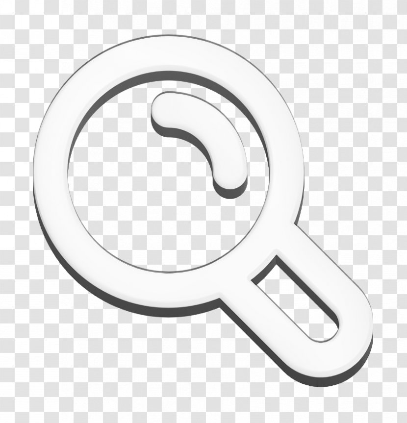 Enlarge Icon Glass Magnifier - Tool - Number Logo Transparent PNG