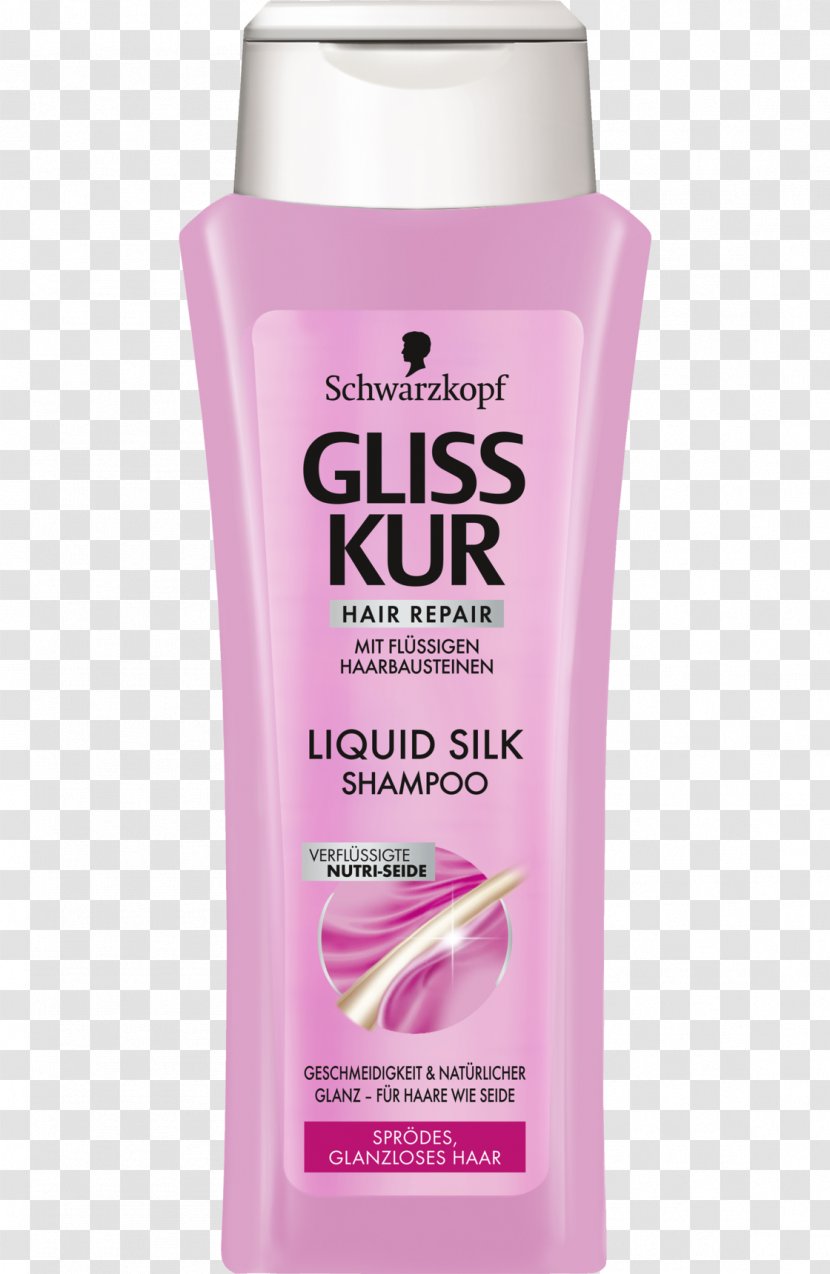 Schwarzkopf Gliss Ultimate Repair Shampoo Hair Conditioner Lip Gloss - Care - Wash Transparent PNG