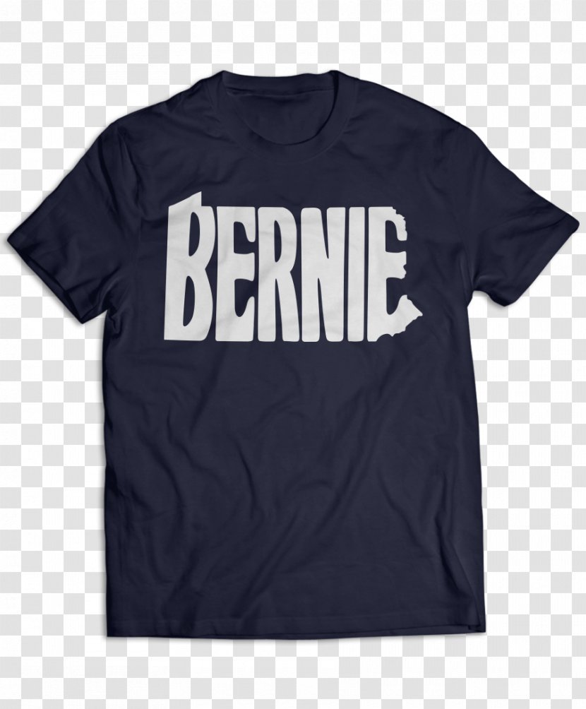 Printed T-shirt Hoodie Sleeve - White - Bernie Sanders Transparent PNG