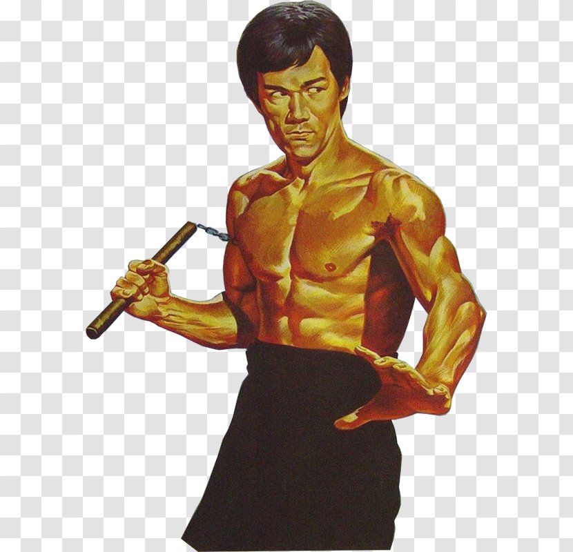 Bruce Lee Enter The Dragon Art Film Poster - Bodybuilding Transparent PNG