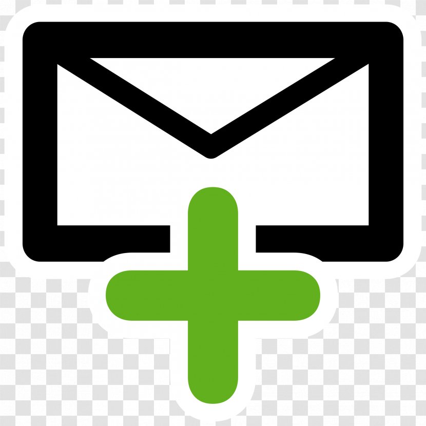 Line Angle Symbol Clip Art - Green - Email Transparent PNG