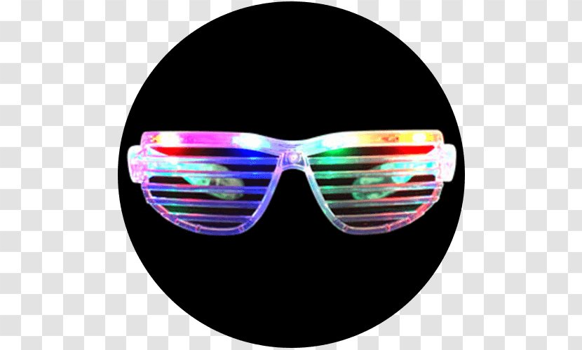 Clothing Sunglasses Glow Stick Party - Glasses - Rave Transparent PNG