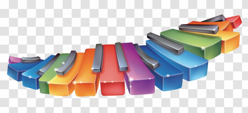 Piano Musical Keyboard Clip Art - Flower - Decorative Transparent PNG