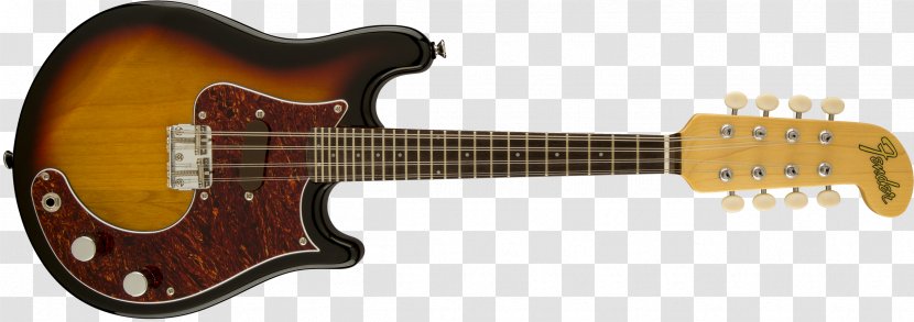 Fender Precision Bass Squier Deluxe Hot Rails Stratocaster Jazz Sunburst - Watercolor - Guitar Transparent PNG