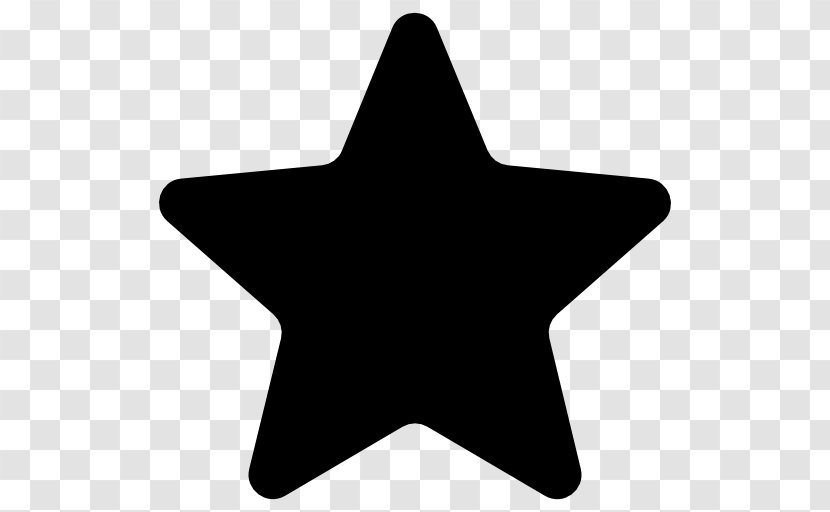 Star Symbol - Black Transparent PNG