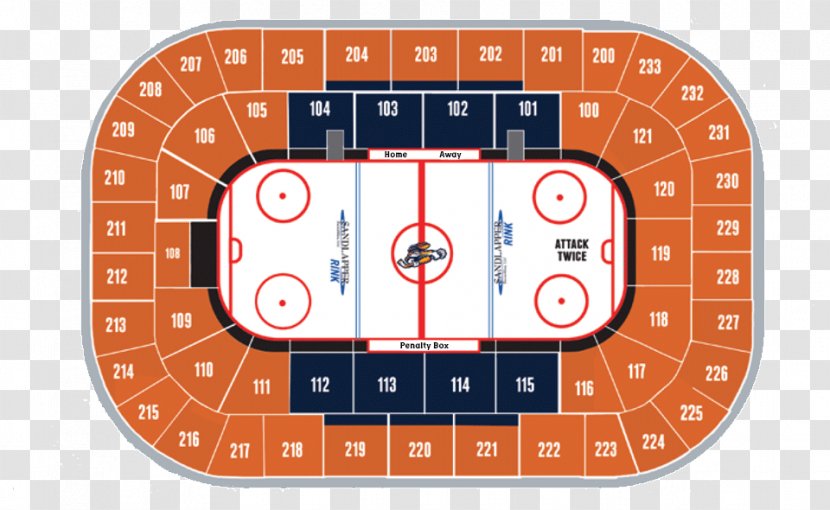 Bon Secours Wellness Arena Greenville Swamp Rabbits ECHL New York Rangers Ontario Reign - Area - Orange Transparent PNG