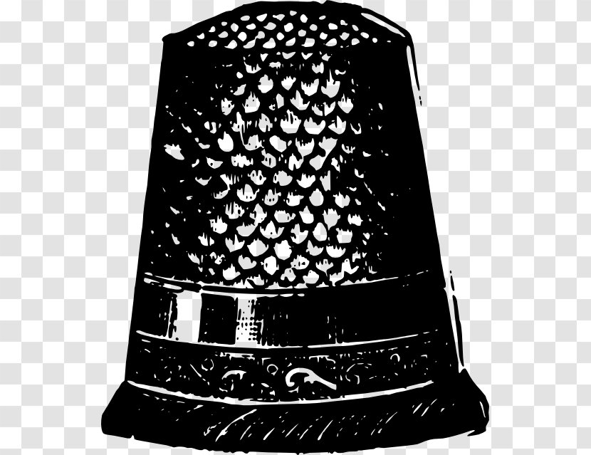 Lighting Black M - And White - Thimble Stitching Transparent PNG